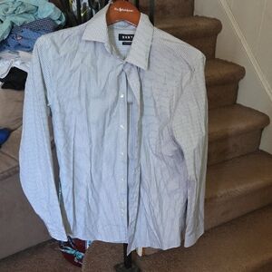 DKNY Blue Dress Shirt with Classic Elegance